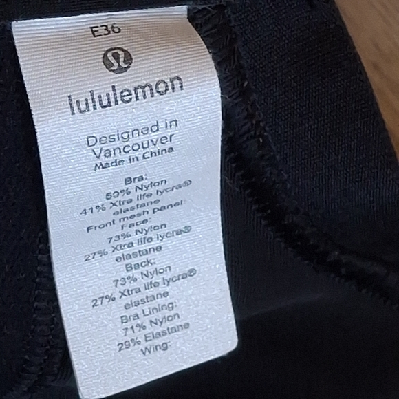 Lululemon Run Times High Support Bra in Black - Picture 11 of 11